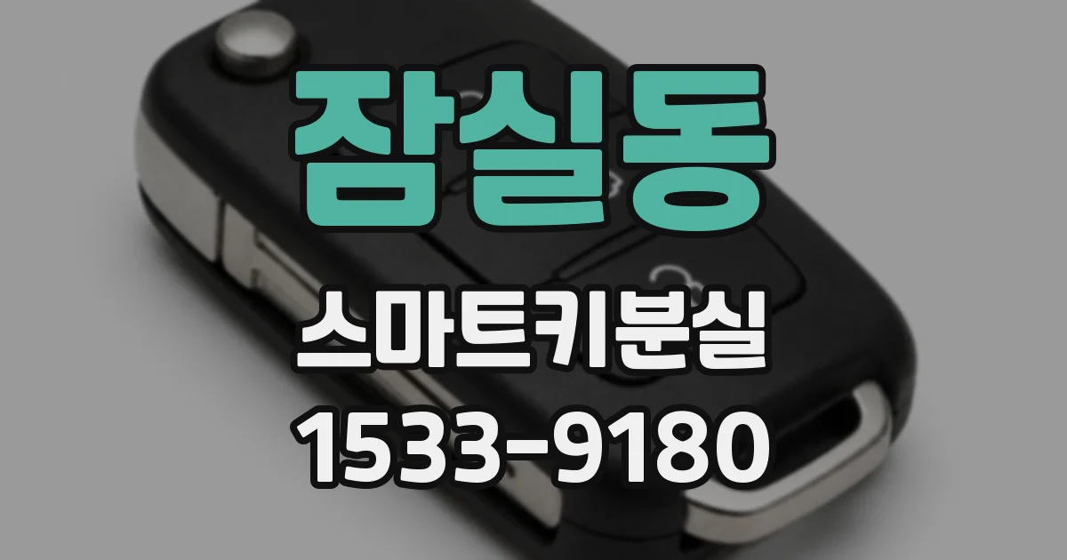 잠실동 스마트키분실