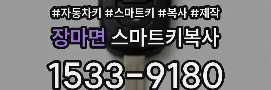 장마면 스마트키복사