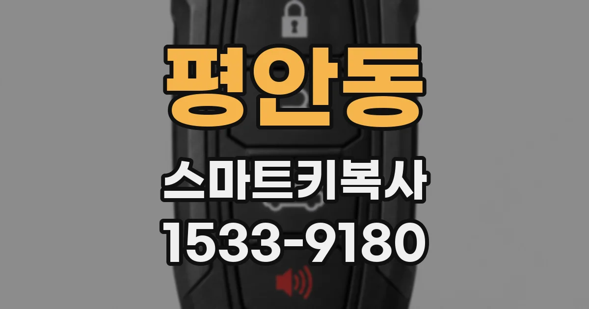평안동 스마트키복사