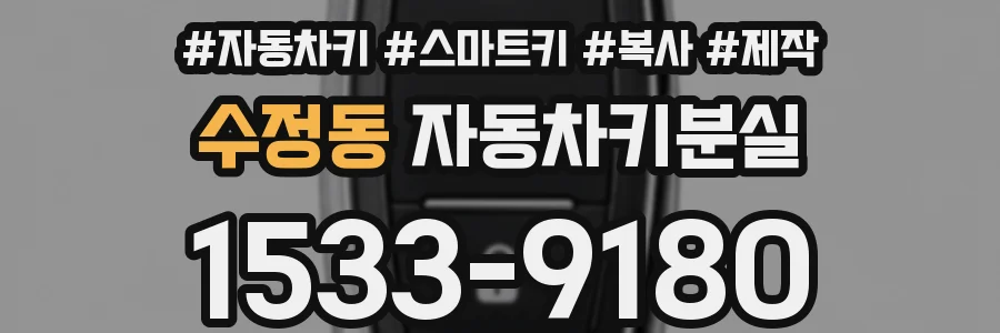 수정동 자동차키분실