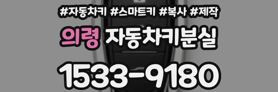 의령 자동차키분실