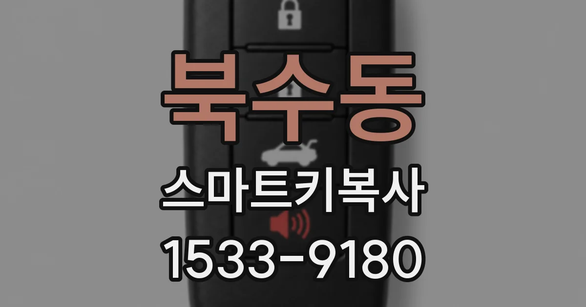 북수동 스마트키복사
