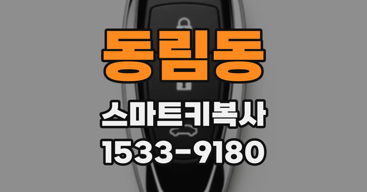 동림동 스마트키복사