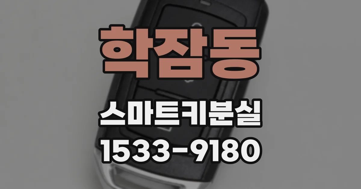 학잠동 스마트키분실