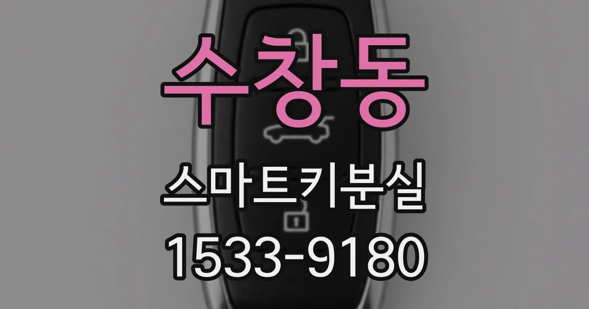 수창동 스마트키분실