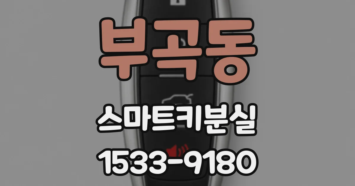 부곡동 스마트키분실