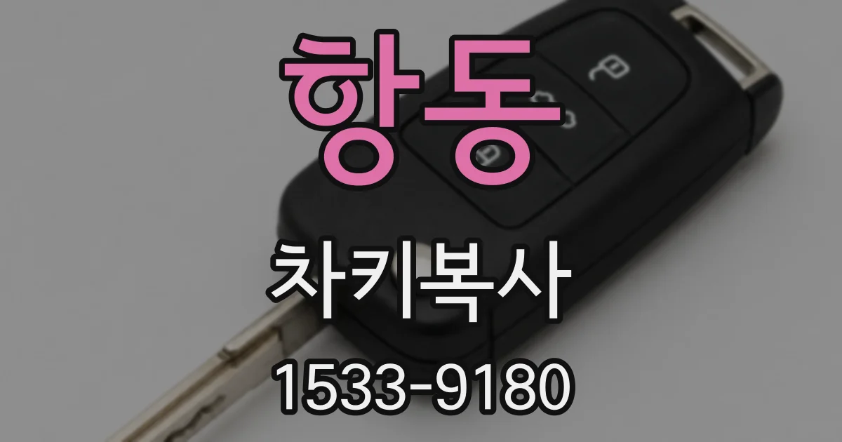 항동 차키복사