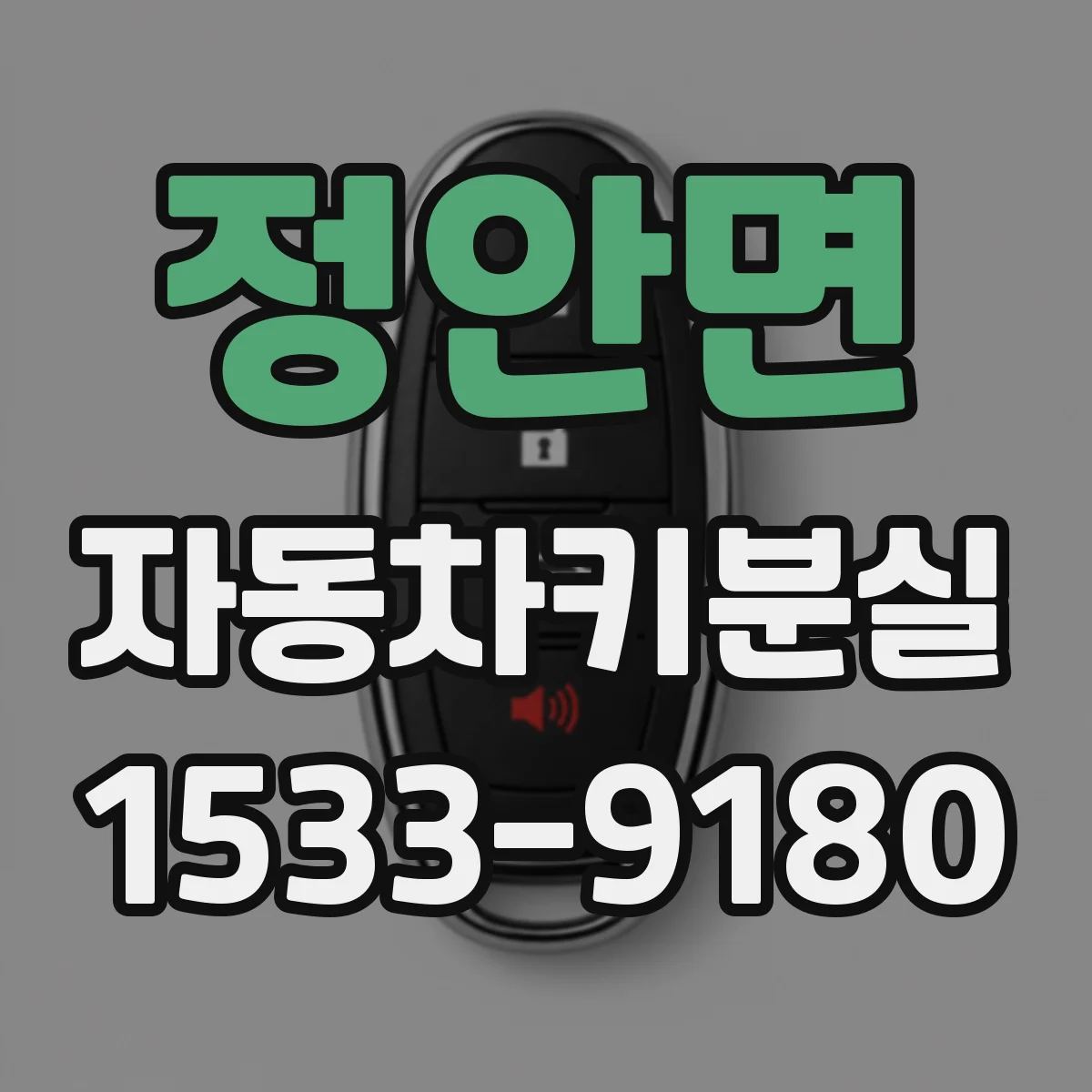 정안면 자동차키분실