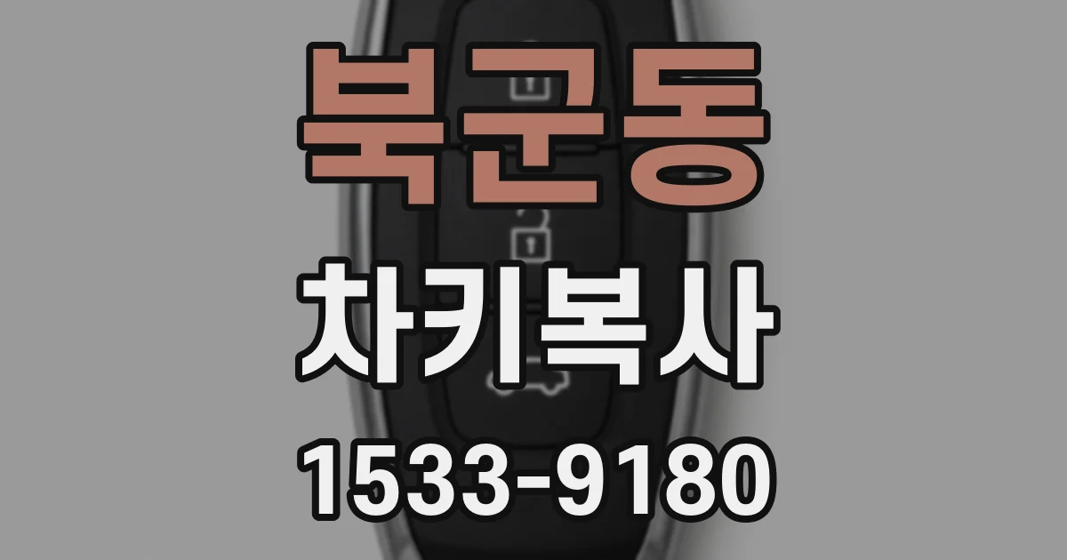 북군동 차키복사