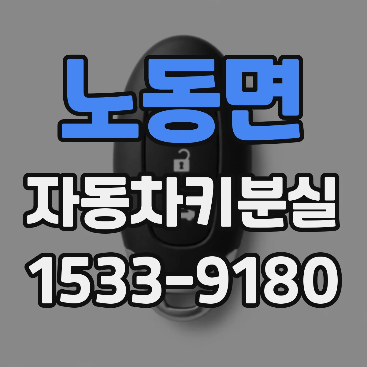 노동면 자동차키분실