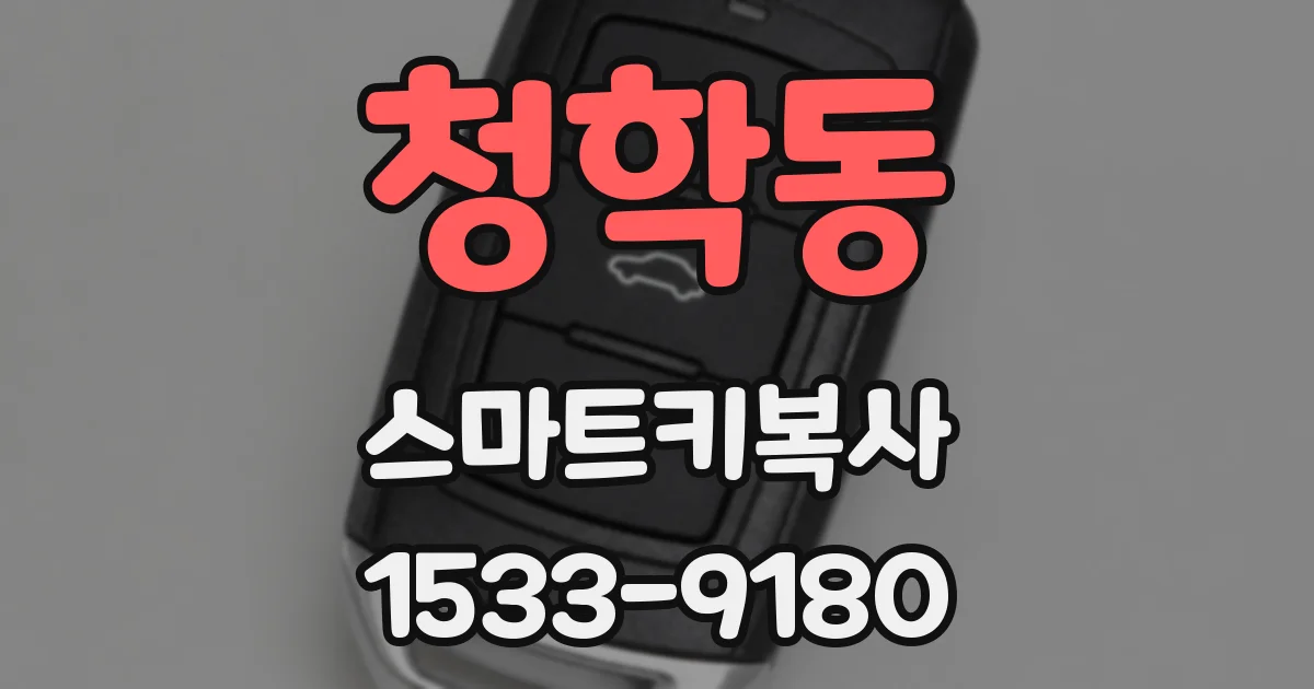 청학동 스마트키복사