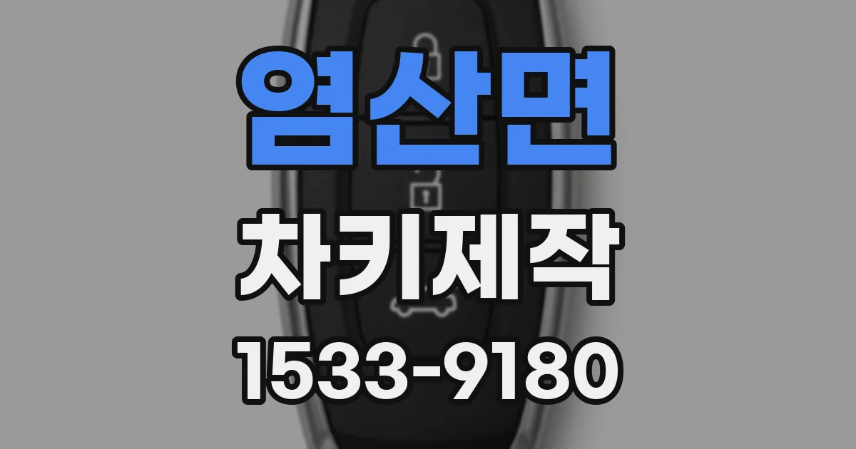 염산면 차키제작