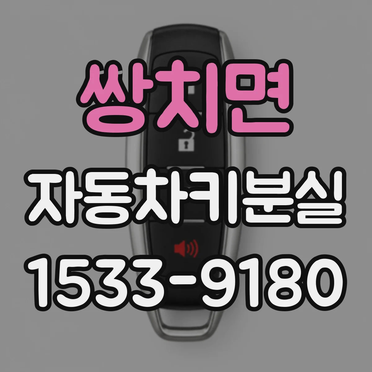 쌍치면 자동차키분실