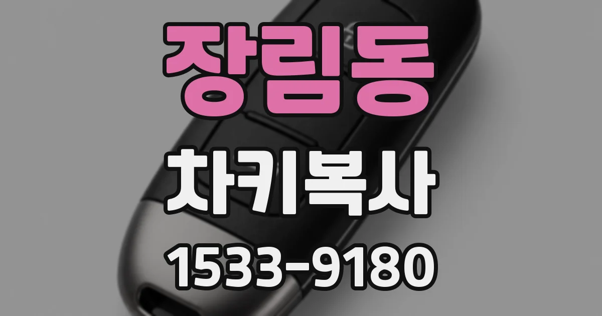 장림동 차키복사
