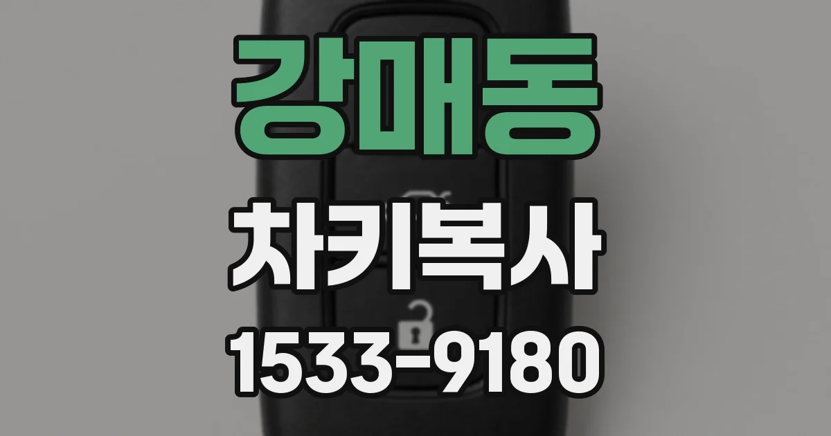 강매동 차키복사