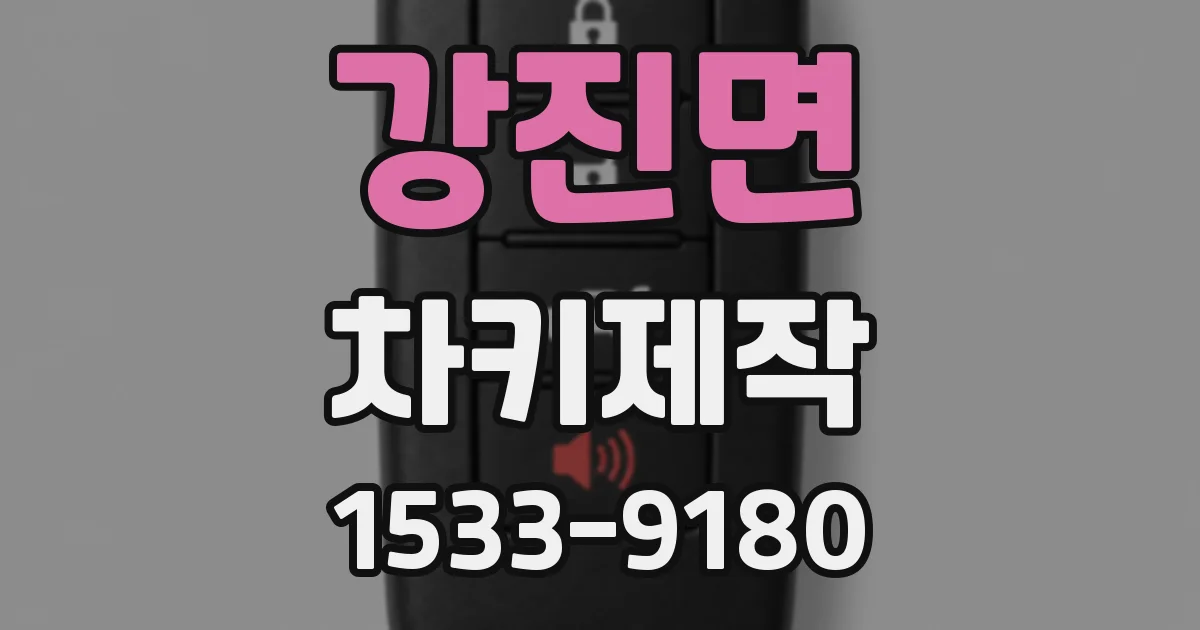 강진면 차키제작