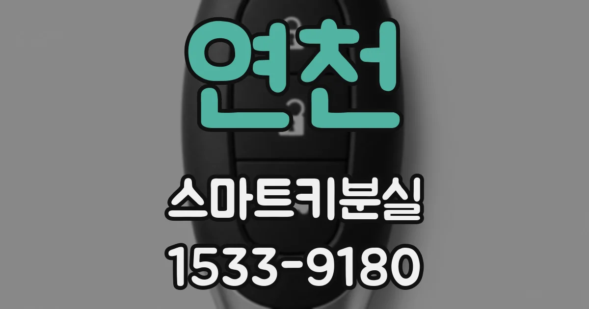 연천 스마트키분실