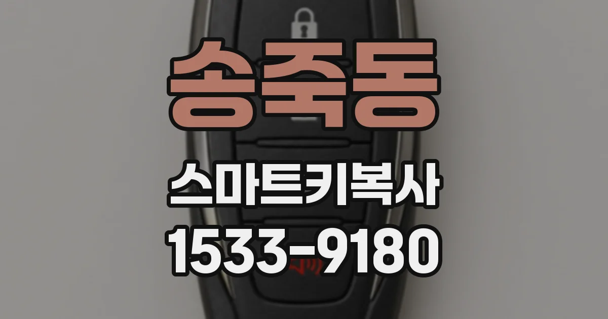 송죽동 스마트키복사