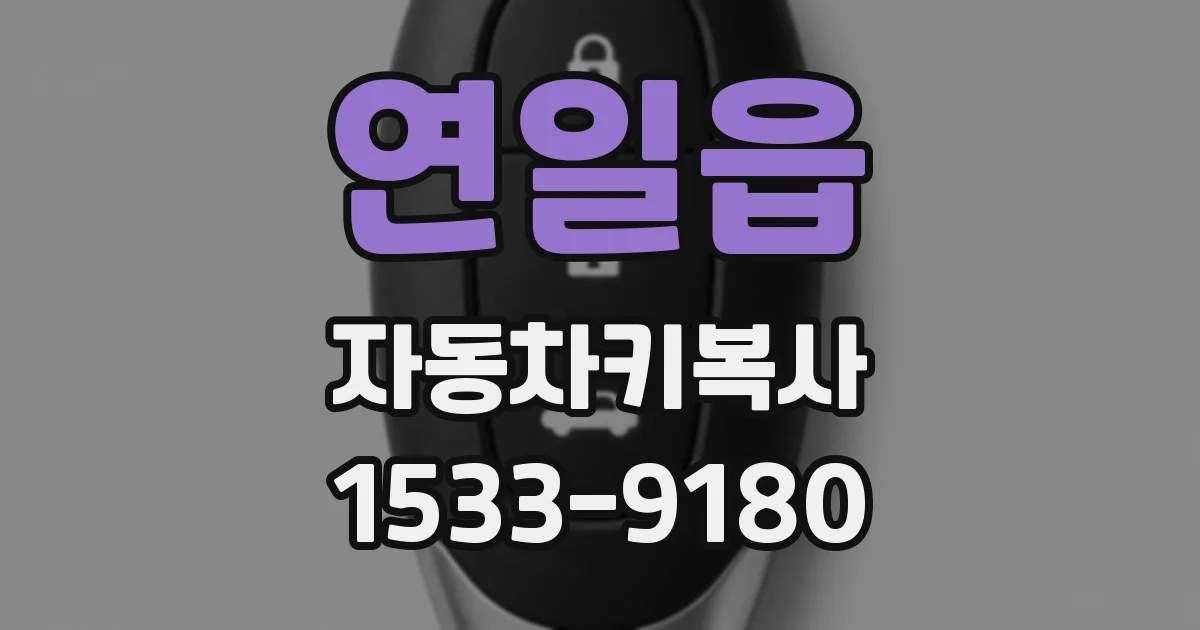 연일읍 자동차키복사