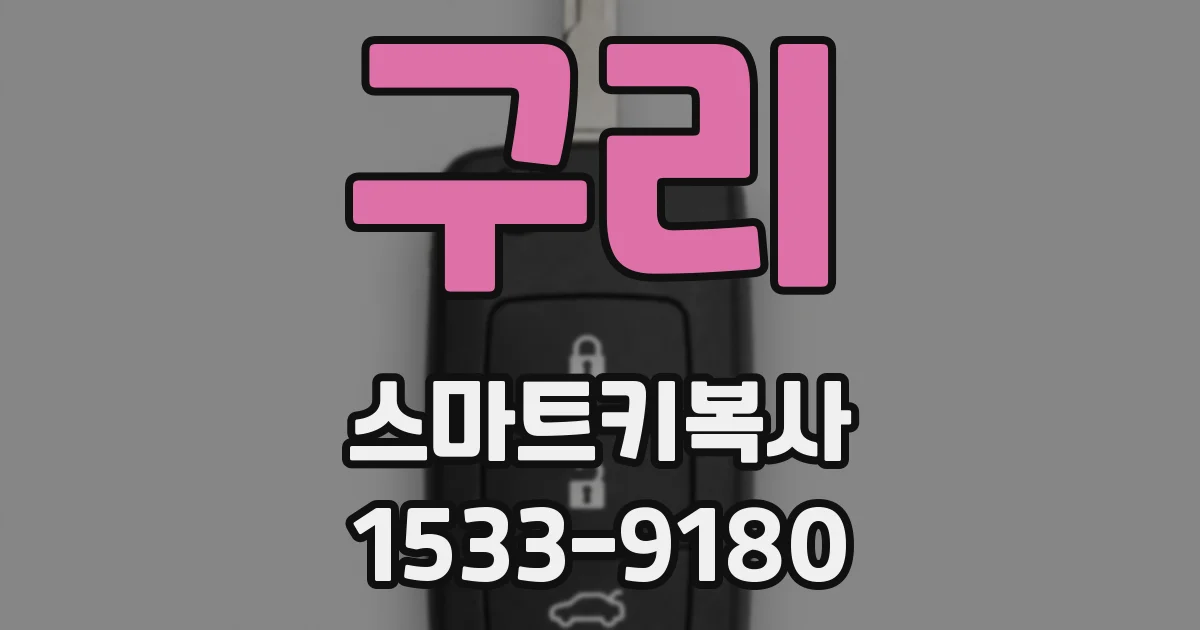 구리 스마트키복사
