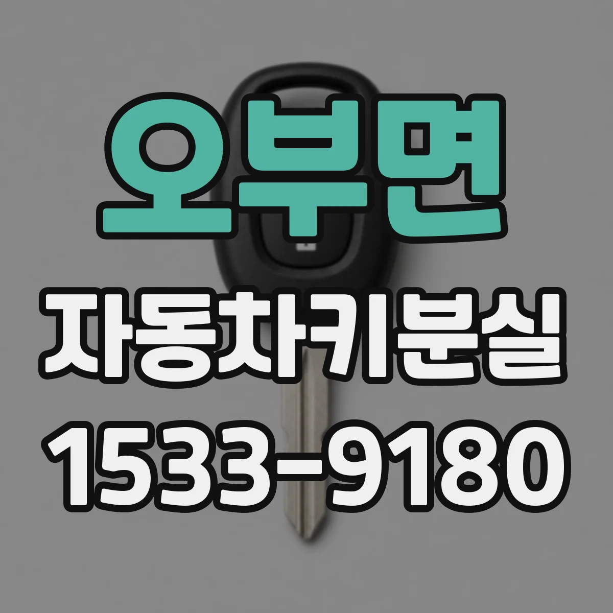오부면 자동차키분실