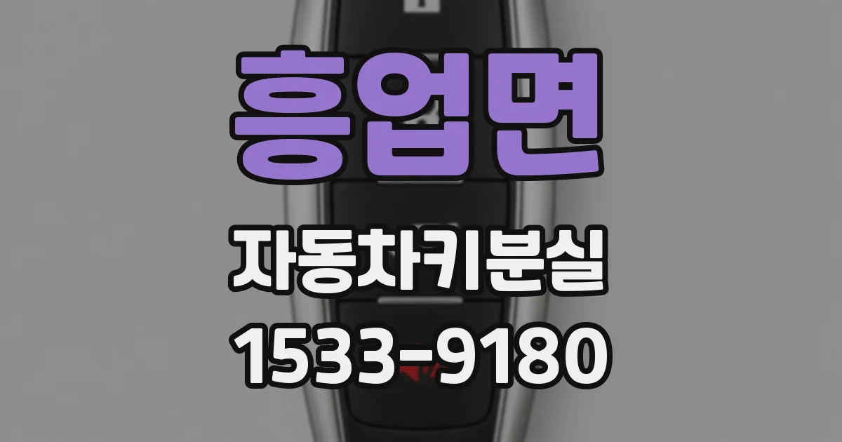 흥업면 자동차키분실