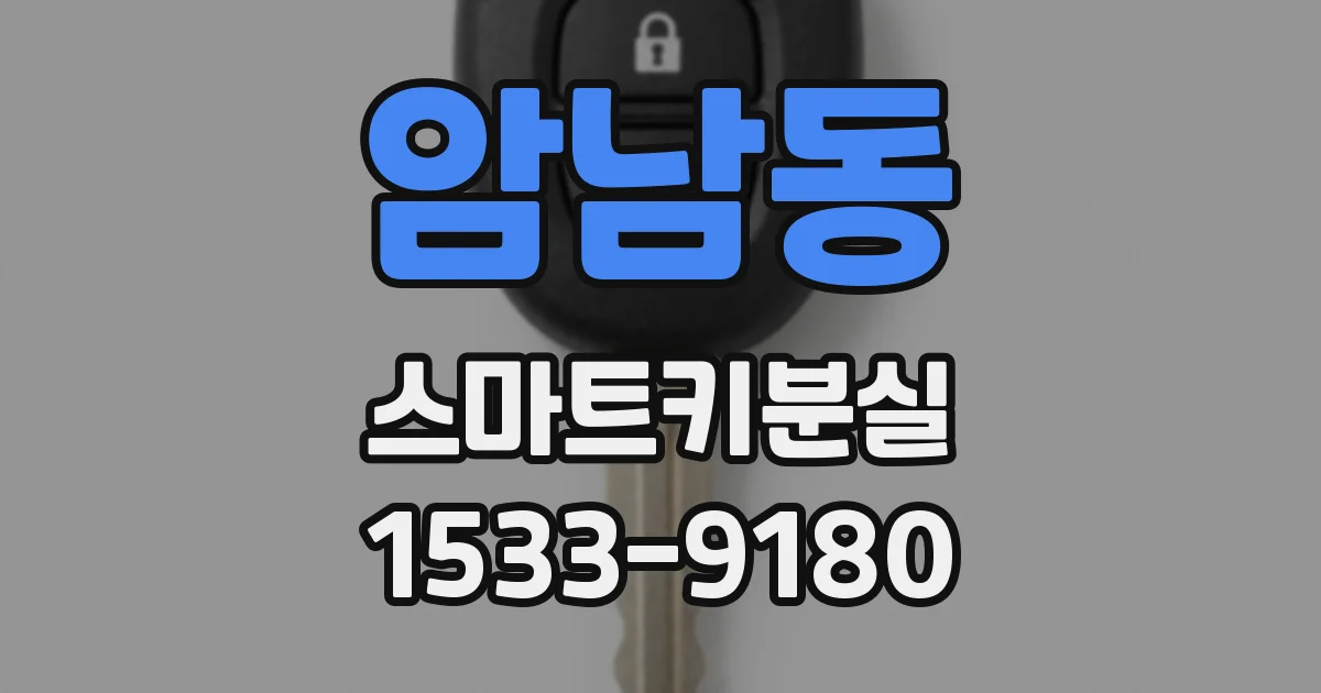 암남동 스마트키분실