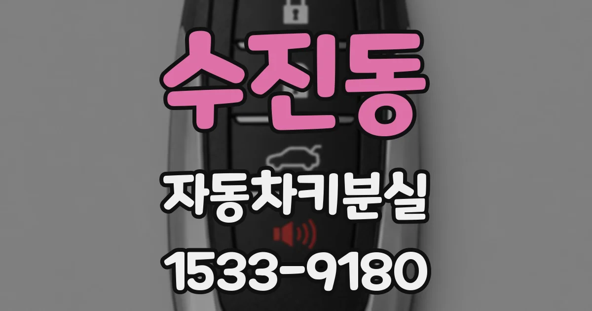 수진동 자동차키분실