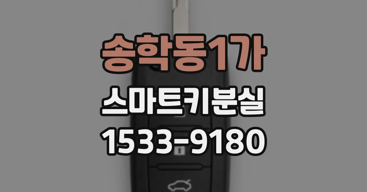 송학동1가 스마트키분실