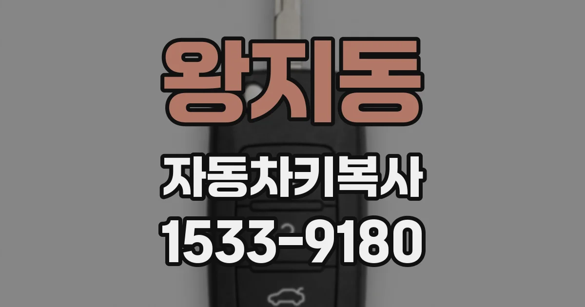 왕지동 자동차키복사