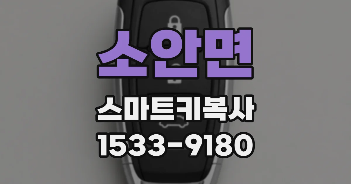 소안면 스마트키복사