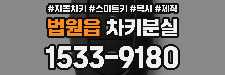 법원읍 차키분실