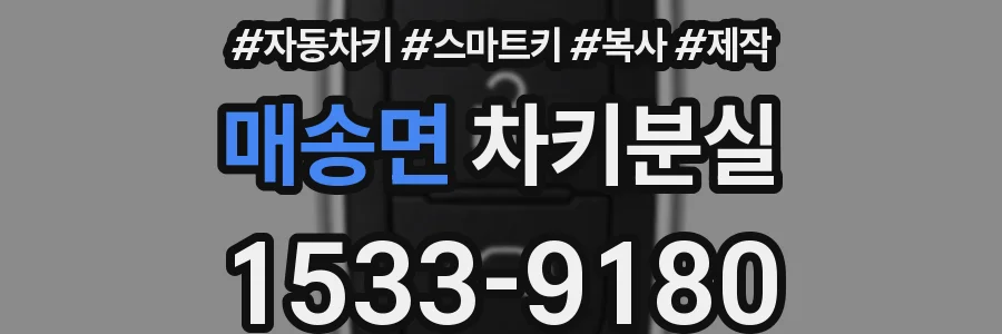 매송면 차키분실