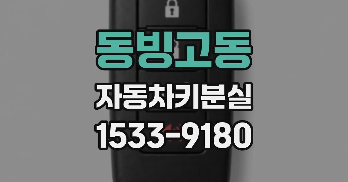 동빙고동 자동차키분실