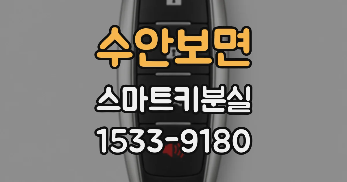 수안보면 스마트키분실