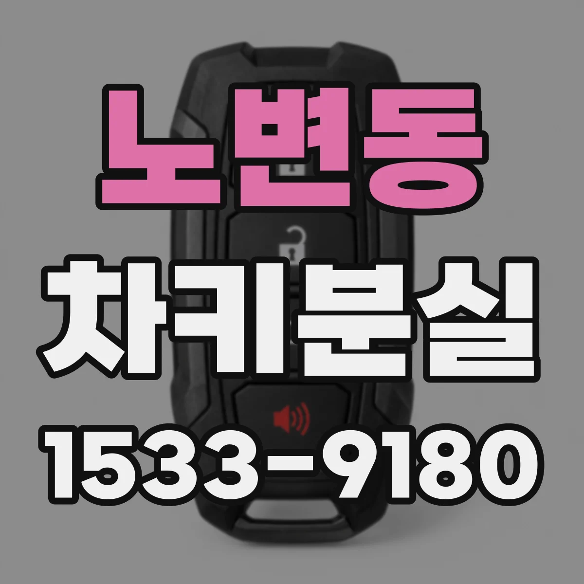 노변동 차키분실