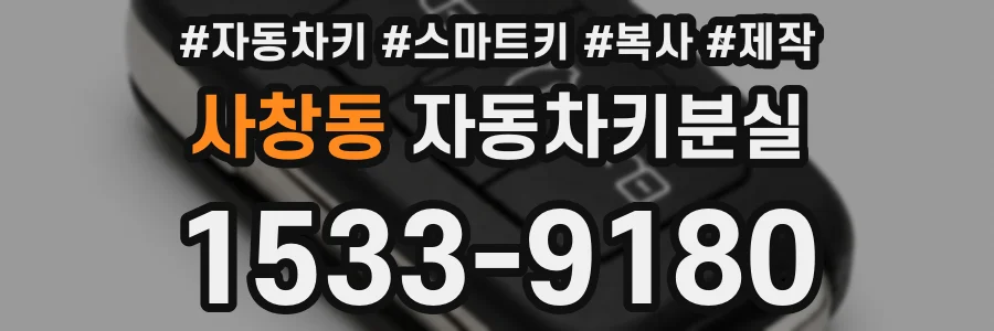 사창동 자동차키분실