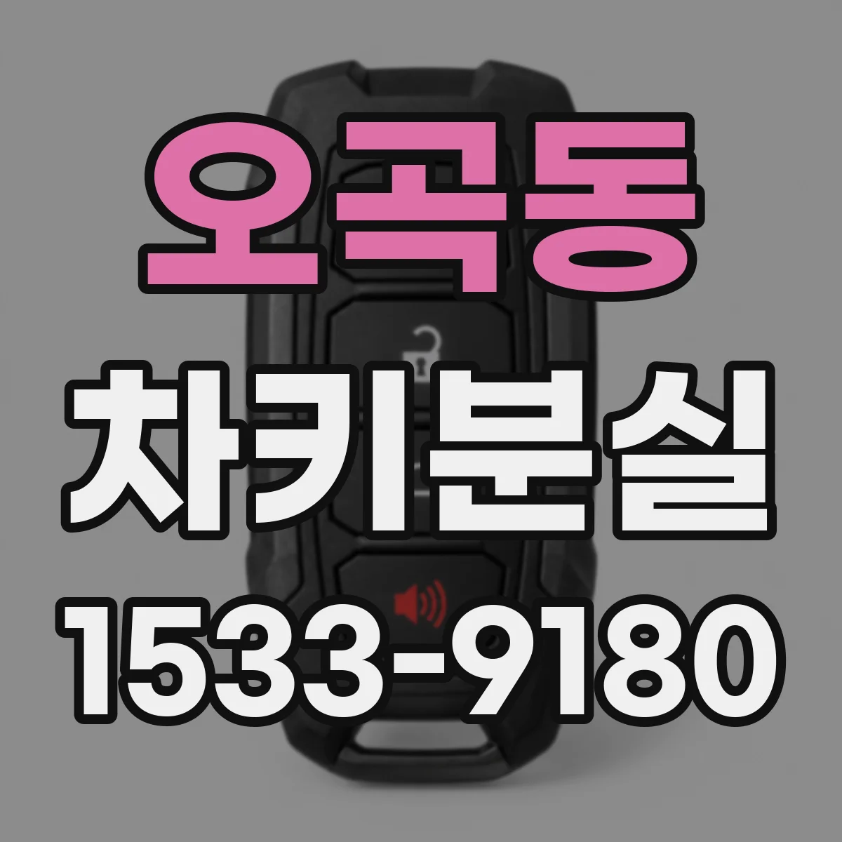 오곡동 차키분실