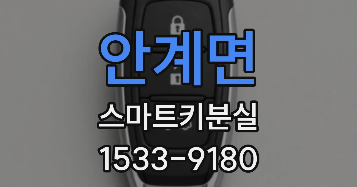안계면 스마트키분실