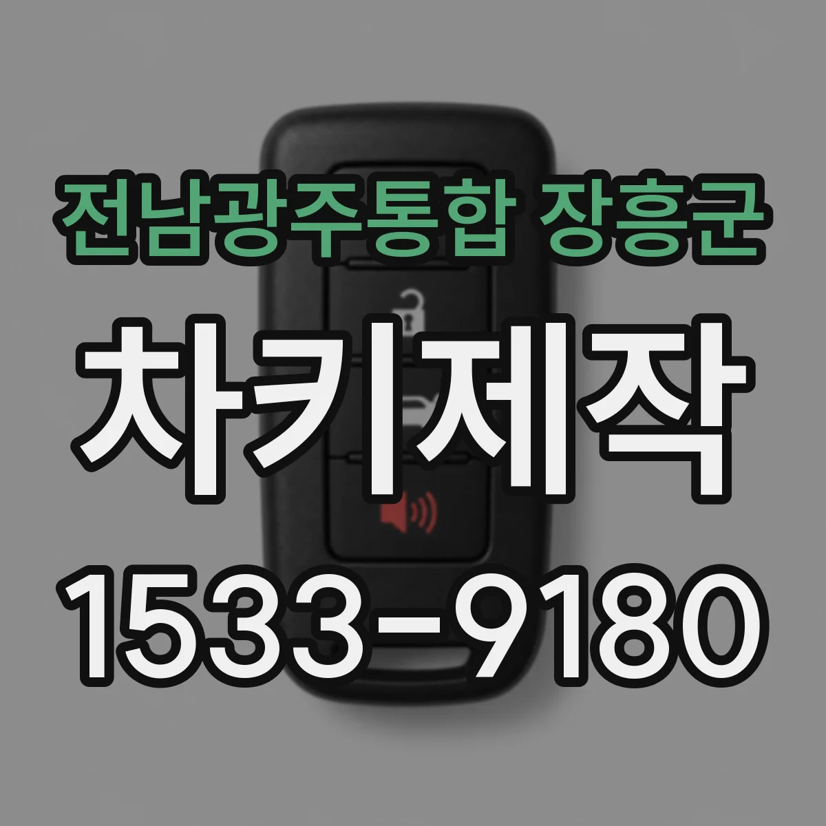 전남광주통합 장흥군 차키제작