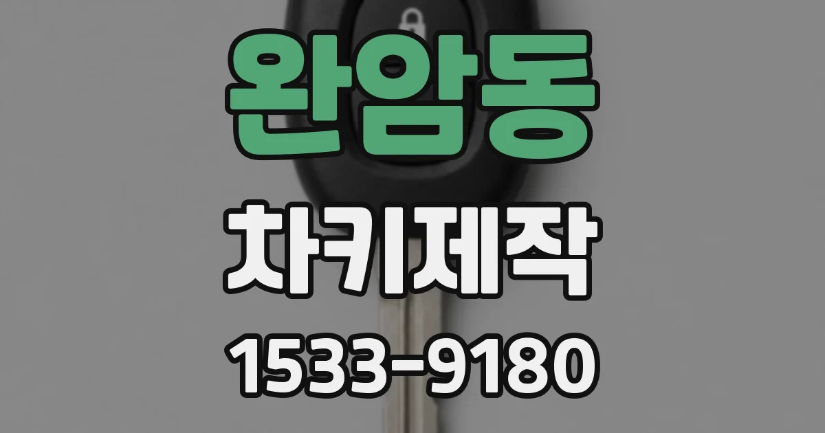 완암동 차키제작