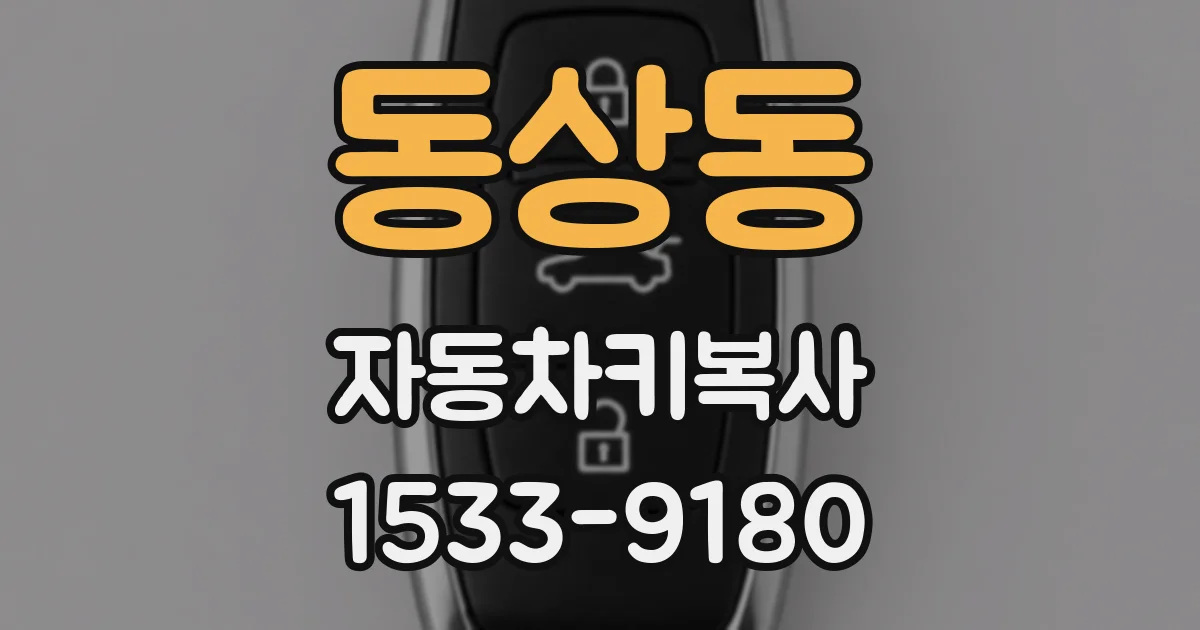 동상동 자동차키복사