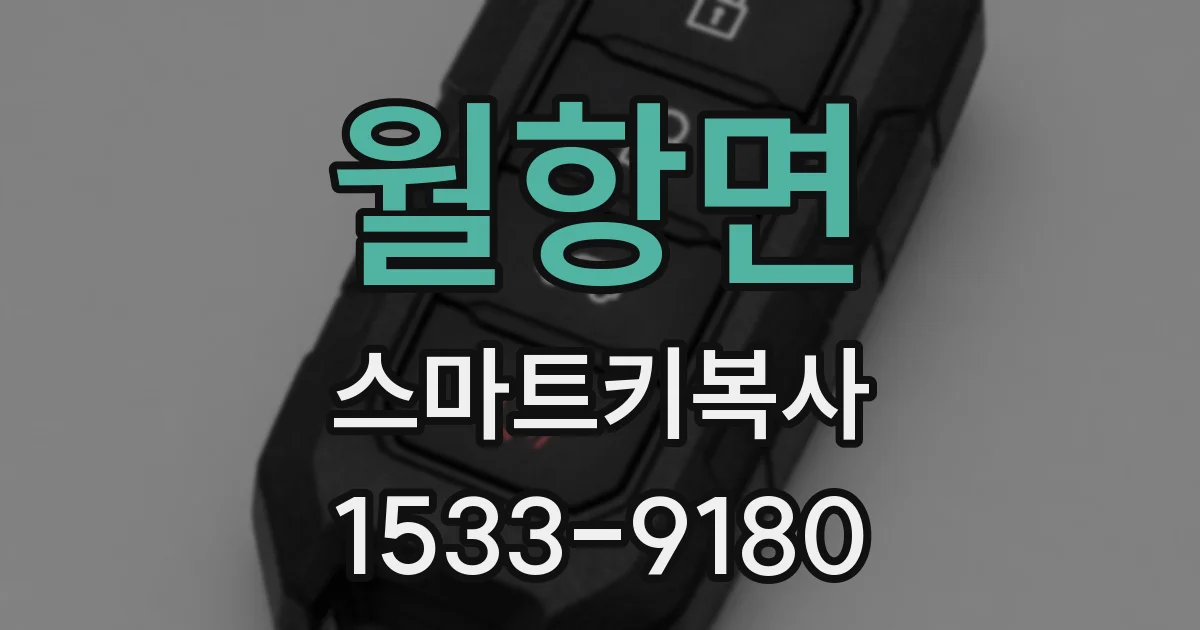 월항면 스마트키복사