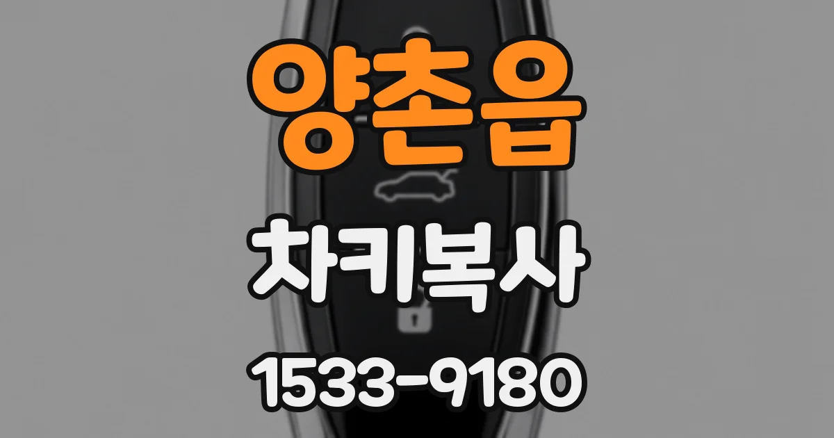 양촌읍 차키복사