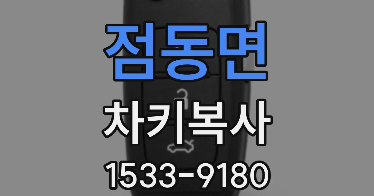 점동면 차키복사