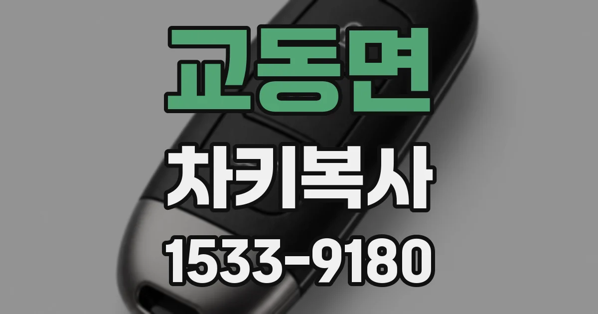 교동면 차키복사