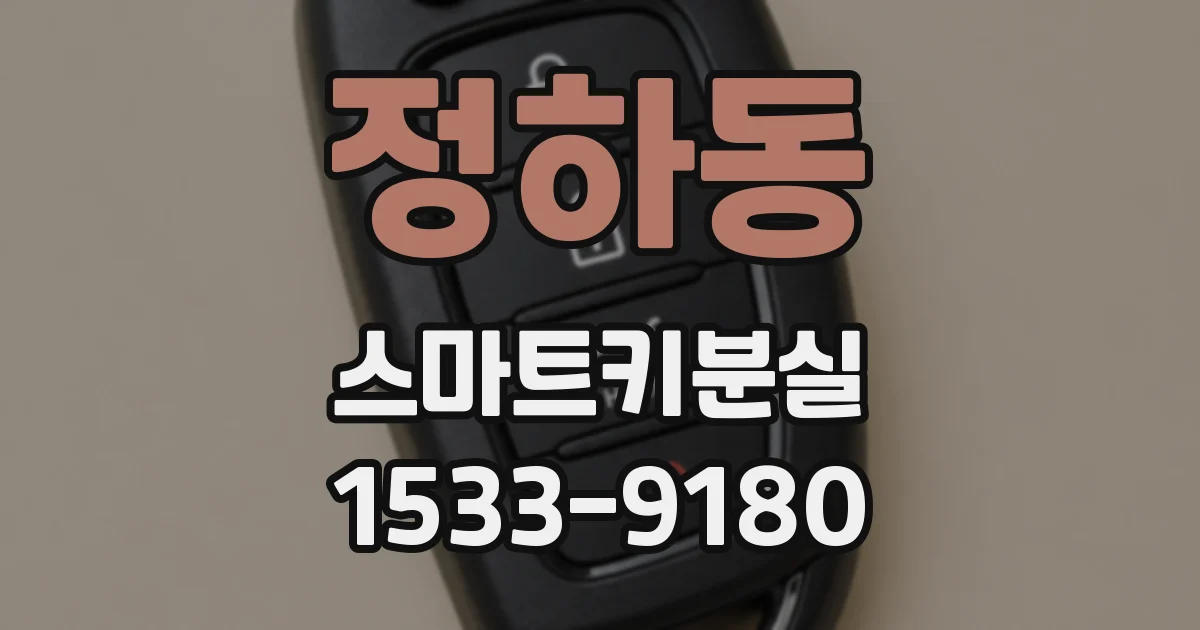 정하동 스마트키분실