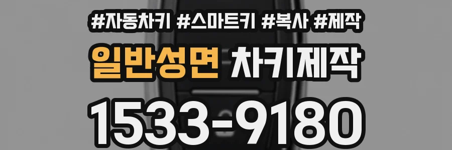 일반성면 차키제작