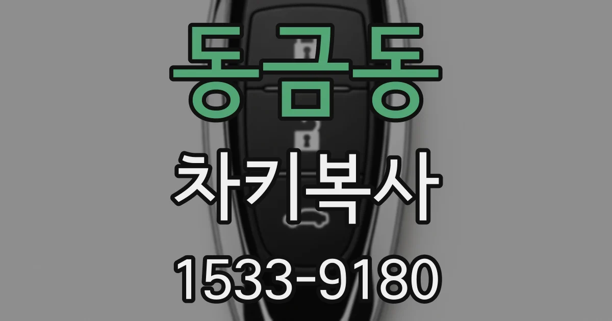 동금동 차키복사