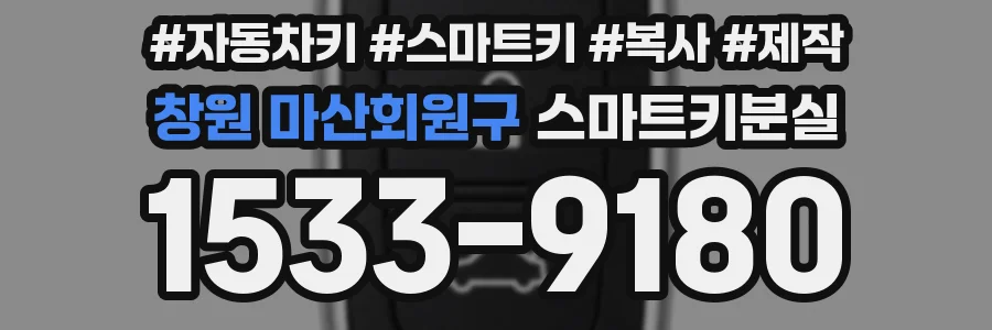 창원 마산회원구 스마트키분실